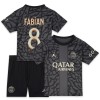 Officiële Voetbalshirt + Korte Broek Paris Saint-Germain Fabian 8 Derde 2023-24 - Kids